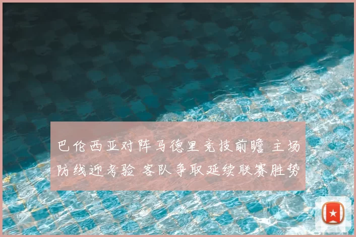 巴伦西亚对阵马德里竞技前瞻 主场防线迎考验 客队争取延续联赛胜势